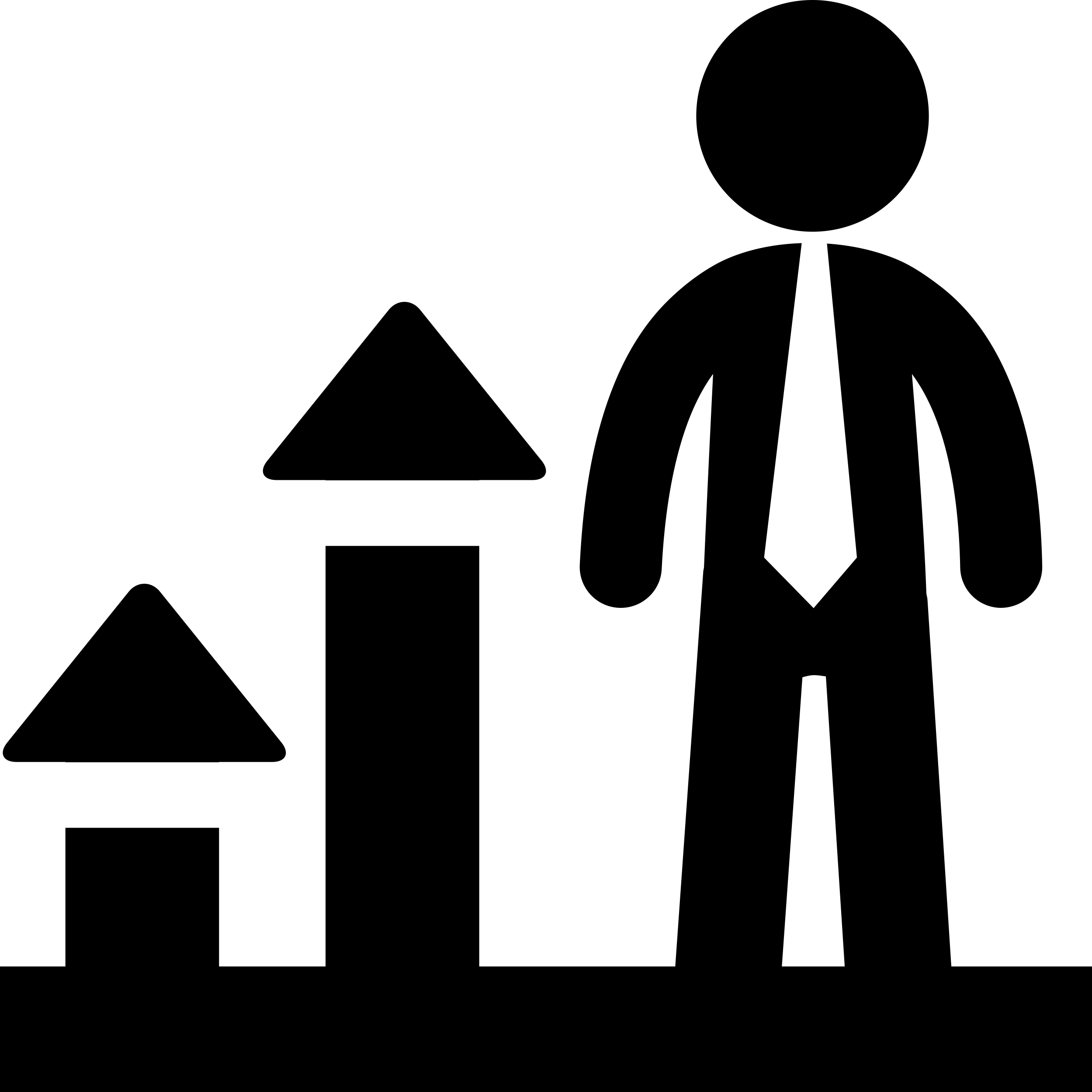 Business Man In Ascending Graphic Of Stats Svg Line Art Free Vectors